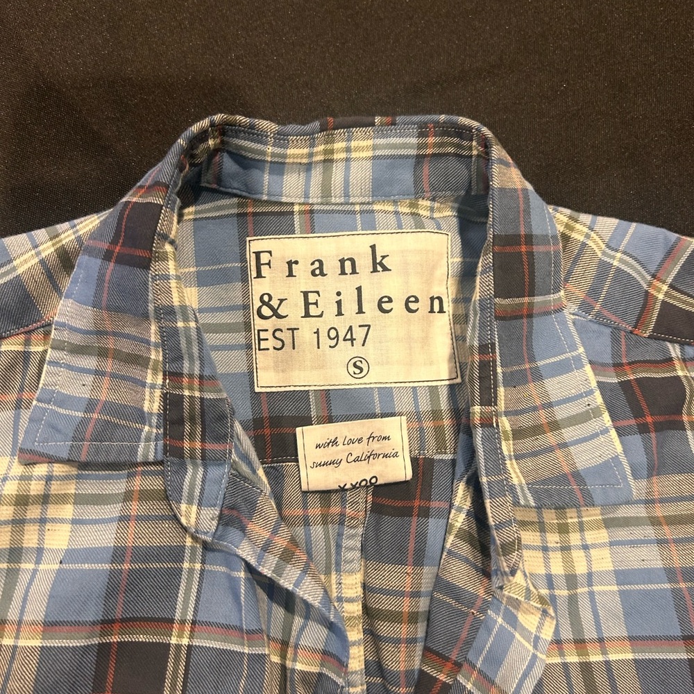Frank & Eileen Blue Plaid women’s Shirt